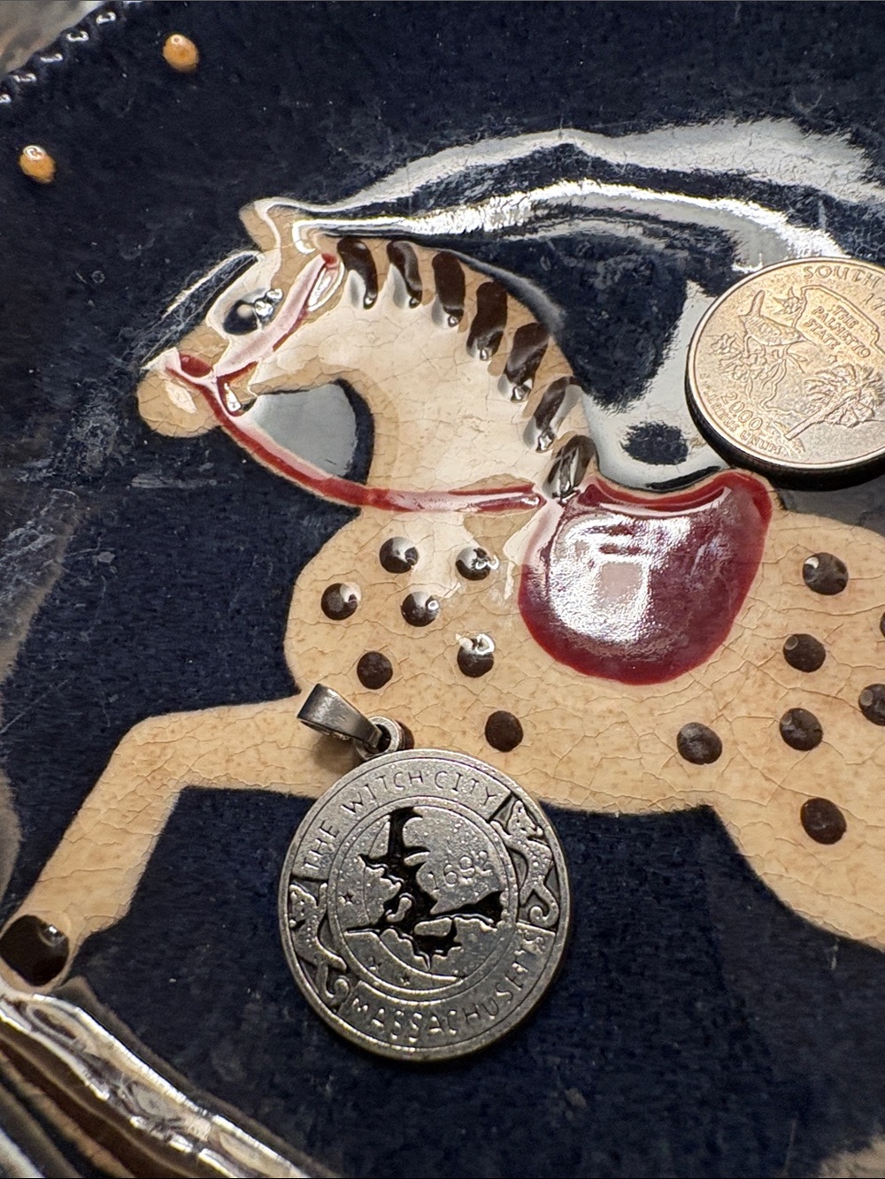 Silver witch Amulet